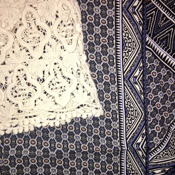 Flowy bohemian pants with tie waist - Picture 6 of 6